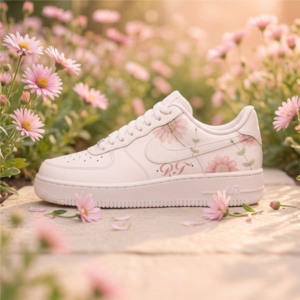 Gänseblümchen Rosa Floral – KOSTENLOSE PERSONALISIERUNG MIT NAMEN!