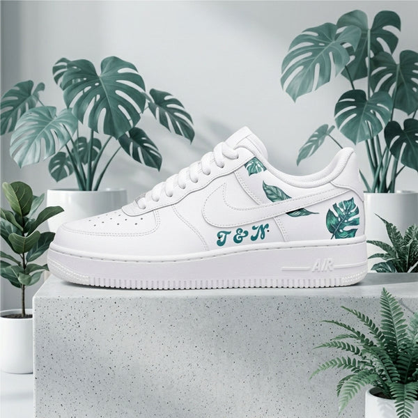 Grüne Monstera – KOSTENLOSE PERSONALISIERUNG MIT NAMEN!