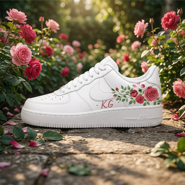 Dunkelrosa Rosen – KOSTENLOSE PERSONALISIERUNG MIT NAMEN!
