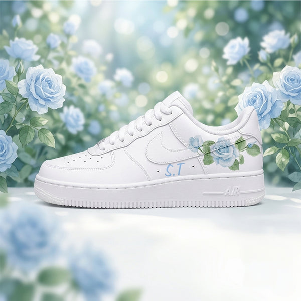 Hellblaue Rosen – KOSTENLOSE PERSONALISIERUNG MIT NAMEN!